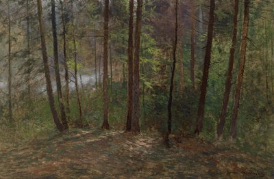 Forest Interior by Ludwig Skramstadt